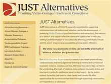 Tablet Screenshot of justalternatives.org